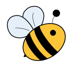 Logo Bee Sticker